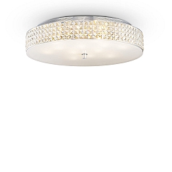 Luminaire de plafond ROMA PL12 12 flammes G9 IP20, chrome
