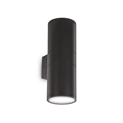 Outdoor luminaire GUN AP2 BIG Wall luminaire, 2 flames, E27, black