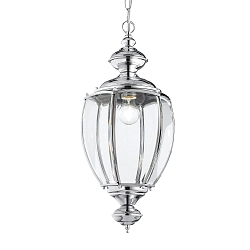 Luminaire à suspension NORMA SP1 BIG E27 IP20, chrome, gris 
