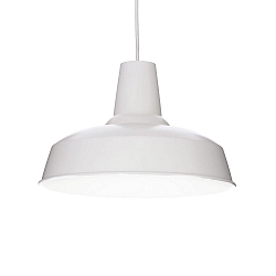 Luminaire à suspension MOBY SP1 E27 IP20, blanche