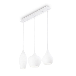 Luminaire � suspension SOFT SP3 3 flammes E14 IP20, blanche gradable