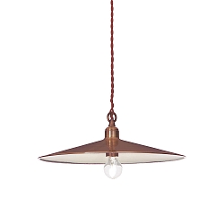 Luminaire à suspension CANTINA SP1 E27 IP20, laiton antique