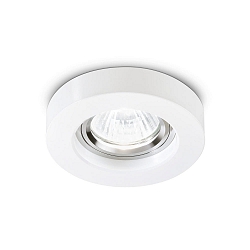 Lumi�re encastr�e BLUES ROUND GU10 IP20, blanche