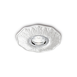 Downlight POLKA Bas, rigide GU10 IP20, blanc mat gradable