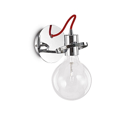 Luminaire mural RADIO AP1 E27 IP20, chrome
