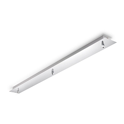 Canop�e LINEAR STANDARD 3 fois, langue, chrome, brillant