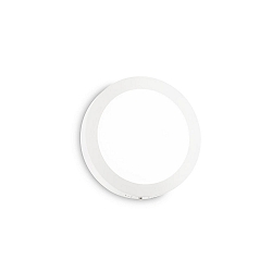 LED wall / ceiling luminaire UNIVERSAL ROUND, Ø 22.5cm, 18W 3000K 1050lm, white