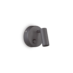 Luminaire mural PAGE ROUND pivotant, avec interrupteur IP20