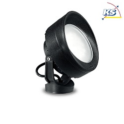 Lampe  broche TOMMY IP66 pivotant, rotatif GX53 IP66, noir 