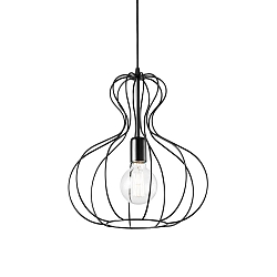Luminaire à suspension AMPOLLA 1 réglable E27 IP20