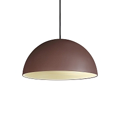 Luminaire à suspension FOLK Ø 40CM à 1 flamme E27 IP20, mat, marron café gradable