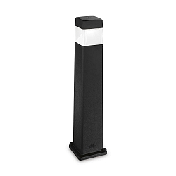 Lampadaire d’extérieur ELISA GX53 IP44, noir 