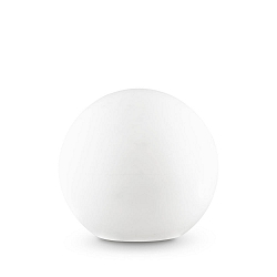 Lampadaire d�ext�rieur SOLE � 40CM en forme de boule E27 IP65 / IP44, blanc opale gradable