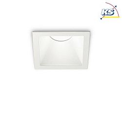 Recessed LED luminaire GAME SQUARE, IP20, 11W 3000K 850lm 36, white / white reflector