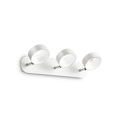 Applique et plafonnier OBY 3 flammes IP20, blanche