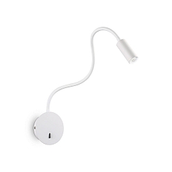 Luminaire mural FOCUS-2 AP avec bras flexible IP20, noir  
