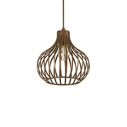 Luminaire à suspension ONION MINI E27 IP20, marron