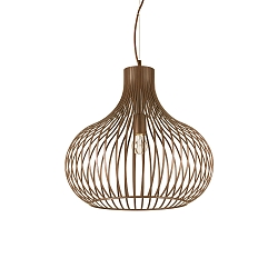Luminaire à suspension ONION MEDIUM E27 IP20, marron