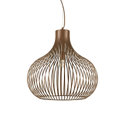 Luminaire à suspension ONION BIG E27 IP20, marron