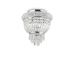 Luminaire de plafond DUBAI 3 flammes E14 IP20, chrome