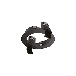 Spring clip mountiung frame for LED recessed spot DYNAMIC, round, Ø 9.5cm, black