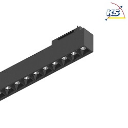 LED track module luminaire ARCA ACCENT, 48Vdc, lenght 60.5cm, UGR<13, 29W 3000K 365000lm 35, black