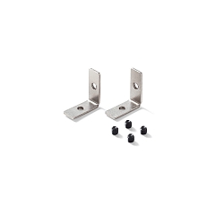 Pi�ce de raccordement SLOT RECESSED, m�tal, noir 