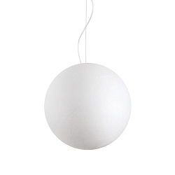 Luminaire à suspension CARTA SP1 grand E27 IP20, blanche, blanc mat