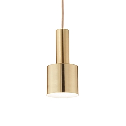 Luminaire à suspension HOLLY à 1 flamme E27 IP20, laiton brossé