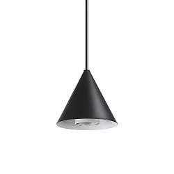 Luminaire à suspension A-LINE petit GU10 IP20, noir mat, revêtement en poudre