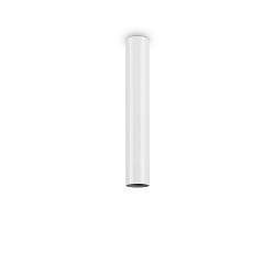 Luminaire de plafond LOOK PL1 H40 cylindrique, on/off GU10 IP20, blanc mat 