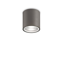 Plafonnier extérieur GUN PL1 cylindrique, version pour montage en surface GU10 IP44, anthrazit gradable