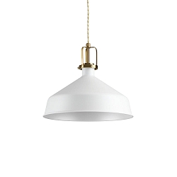 Luminaire à suspension ERIS-2 E27 IP20, or mat, noir 