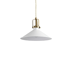 Luminaire à suspension ERIS-3 E27 IP20, or mat, noir 