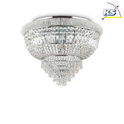 Luminaire de plafond DUBAI 24 flammes E14 IP20, chrome