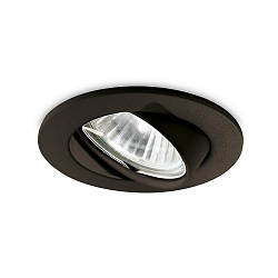 Lumi�re encastr�e SWING pivotant GU10 IP20, noir 