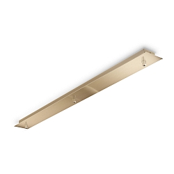 Rosace de plafond pour LINEAR STANDARD 3 fois, langue, laiton, bruni