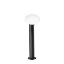 Luminaire d'allées CLIO 1 à 1 flamme, sans abat-jour E27 IP44, noir 