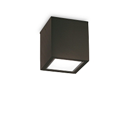 Plafonnier extérieur TECHO BIG carré GU10 IP54, noir gradable