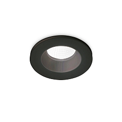 Plafonnier encastr� ROOM-65 rond IP65, noir 