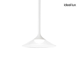 Luminaire  suspension TRISTAN rond, rglable IP20, blanche