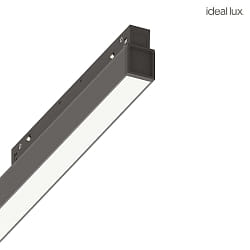 linear luminaire EGO WIDE LED on/off IP20, black 13W 1650lm 3000K 110 110 CRI >90 56cm