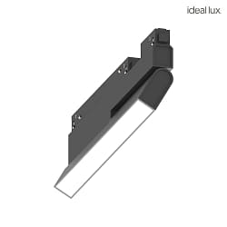 linear luminaire EGO FLEXIBLE WIDE LED on/off IP20, black 7W 820lm 3000K 110 110 CRI >90 28.3cm