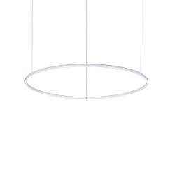 Luminaire à suspension HULAHOOP 815 rond, réglable IP20, blanche