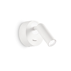 Luminaire mural BEAN rond, avec interrupteur IP20