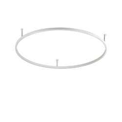 LED ceiling luminaire ORACLE SLIM, Ø 90cm, 51W 3000K 4060lm, white / opal