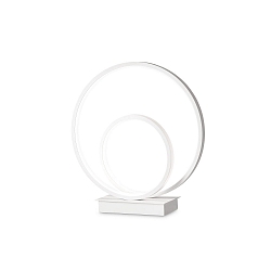 table lamp OZ TL ON-OFF round, with switch IP20, white matt 