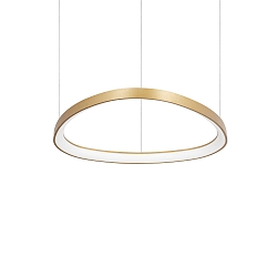 Luminaire à suspension GEMINI 610 rond, réglable IP20, laiton