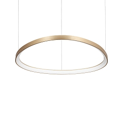 Luminaire à suspension GEMINI 810 rond, réglable IP20, laiton