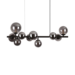 Luminaire à suspension PERLAGE 10 flammes, horizontal G9 IP20, noir  